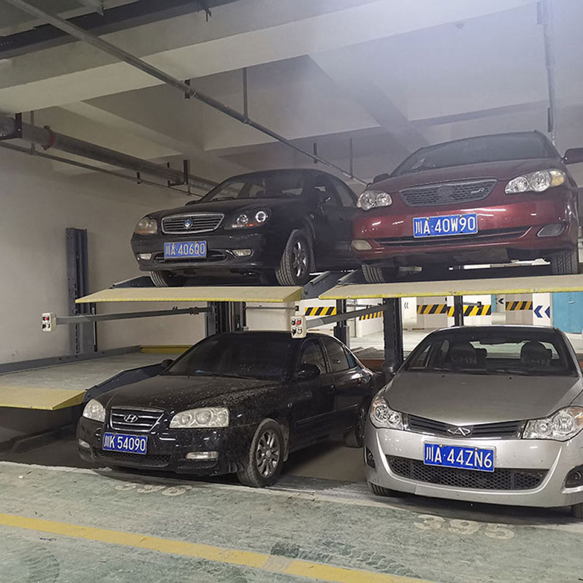 地坑簡易升降式機械立體停車設備